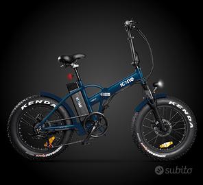 E bike nuva icone blu artic