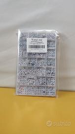 1120 cubi con lettere 6 x 6 mm per braccialetti fa