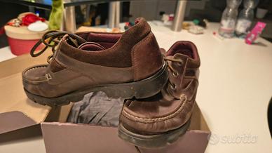 Lumberjack uomo pelle marrone taglia 42