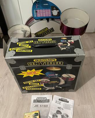 Batteria Elettronica Giocattolo Bontempi On Tour