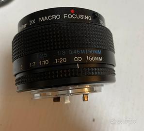 Telecomverter/dupl. vintage Vivitar 2X Macro