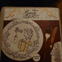 Set piatti decorativi Disney La bella e la Bestia