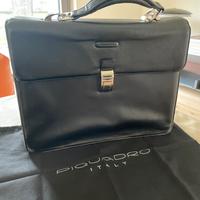 Borsa Piquadro pelle nera usata