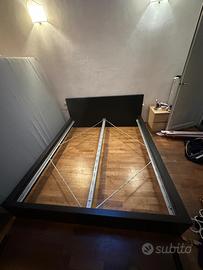 Letto Ikea MALM e materasso VESTERÖY 180x200