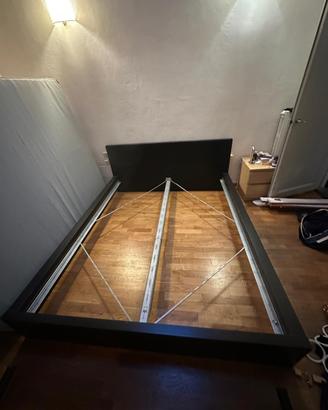 Letto Ikea MALM e materasso VESTERÖY 180x200
