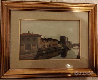 Il Naviglio Grande artista Zini