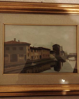 Il Naviglio Grande artista Zini