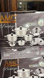 Batteria di pentole nuova AMC prestige