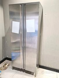 armadio inox porta teglie da cucina usato