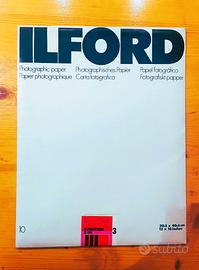 10 FOGLI CARTA FOTOGRAFICA ILFORDILFOSPEED 30X40 3