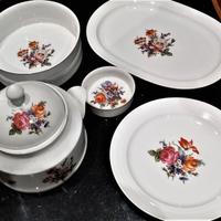 Servizio di piatti in porcellana bianca Bavaria