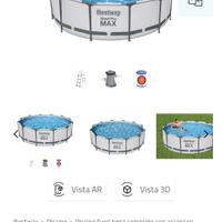 Piscina Bestway 56418 diametro 366cm