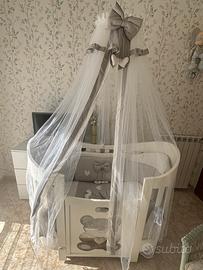 Culla Evolutiva Ovale Cuoricini