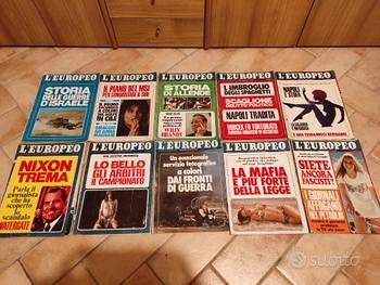 L'Europeo rivista 10 numeri 1973