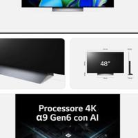 Televisore LG 48 pollici Evo 4K. Nuovo
