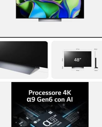 Televisore LG 48 pollici Evo 4K. Nuovo