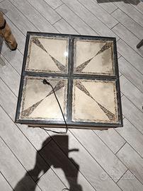 tavolo vintage con lampada 