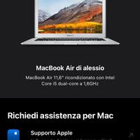 MacBook Air 11,6 pollici