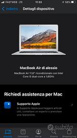 MacBook Air 11,6 pollici