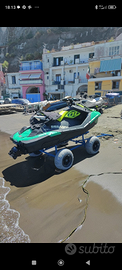 Carrello da spiaggia per moto d'acqua jet sky