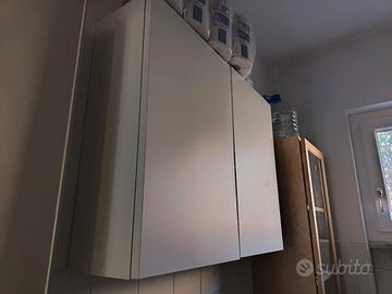 mobiletto bianco per bagno