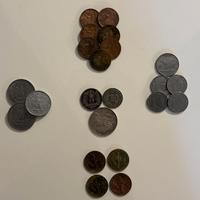 Lotto monete d'epoca Regno d'Italia + L500 "Biga"