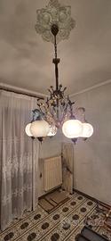 lampadari i ottone con  basciy 