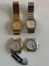 Lotto 4 orologi Philip Watch, Cadet ecc Swiss Made