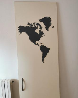 armadio componibile ikea colore betulla e beige 