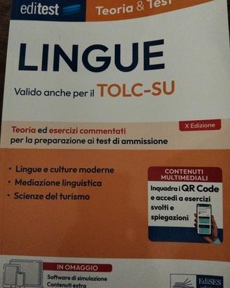 Libro preparazione tolc-su letteratura e lingue 