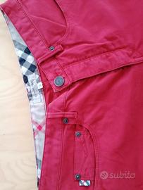 pantaloni Burberry cotone