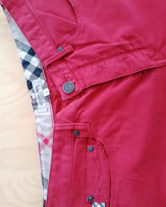 pantaloni Burberry cotone
