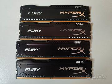 LOTTO RAM KINGSTON HYPER-X FURY 