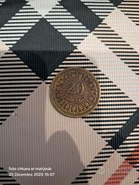 [#1001893] Moneta, Tunisia, 20 Millim, AH 1380/196