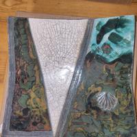 Svuotatasche/centrotavola in ceramica raku