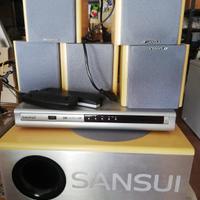 Home theatre Sansui e videoregistratore Amstrad