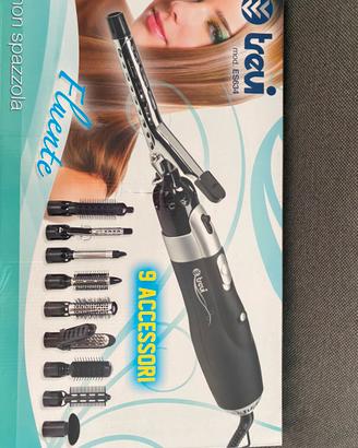 Spazzola Phon 9 accessori nuova imballata