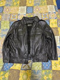 Giacca Vera Pelle Vintage Imbottitura IT 44 S M