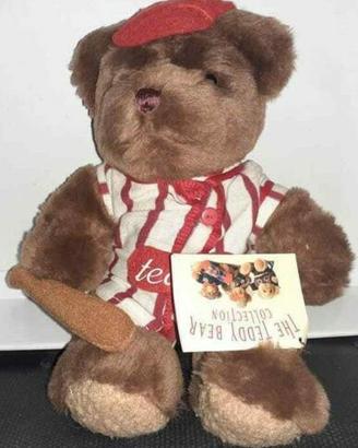 Peluche orsetto Teddy giocatore di baseball plush