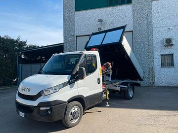 Iveco Daily 35C11 Ribaltabile Trilat + Gru NUOVA