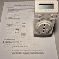 Programmatore Timer settimanale digitale  16A