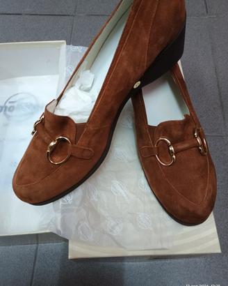 Scarpe ortopediche in cuoio scamosci