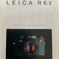 Leica r 6.2 brochure volumetto 6 pag inglese