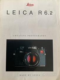 Leica r 6.2 brochure volumetto 6 pag inglese