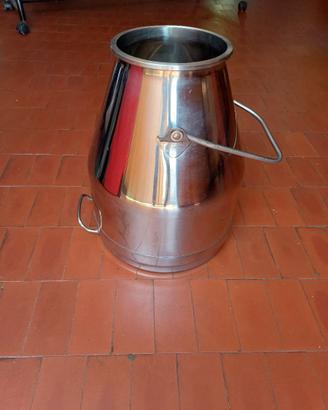Secchio mungitura / vaso acciaio inox – nuovo