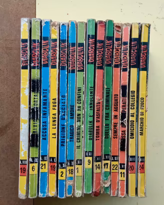 14 fumetti DIABOLIK annate VIII-XIII a 10 euro