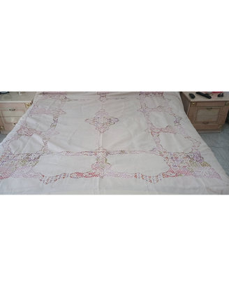 Copriletto in lino