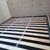 LETTO MATRIMONIALE A CONTENITORE IN TESSUTO 