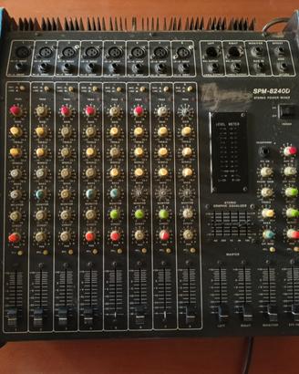 Mixer amplificato SPM 8240D non funzionante