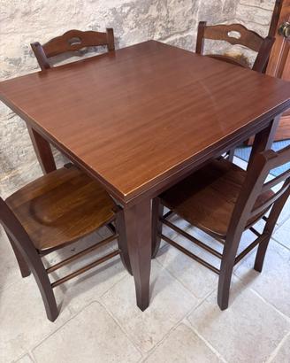 Tavolo legno quadrato